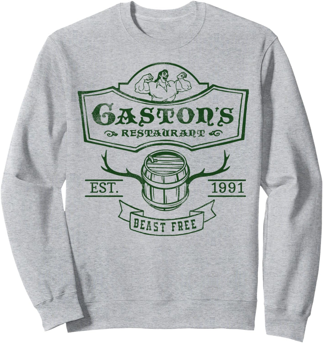 Disney Beauty And The Beast Gaston's Restaurant Beast Free Sweatshirt