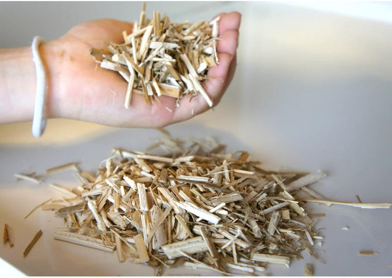 Kleintier-Einstreu Häckselgut Häcksel aus Miscanthus/Elefantengras für Hasen Kaninchen Maus Vogel Me