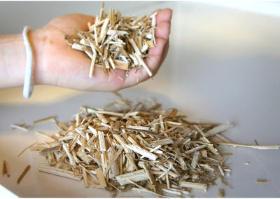 Jumbogras® Kleintier-Einstreu aus Miscanthus/Elefantengras/Chinagras-Häcksel, saugfähige Häckselgut-