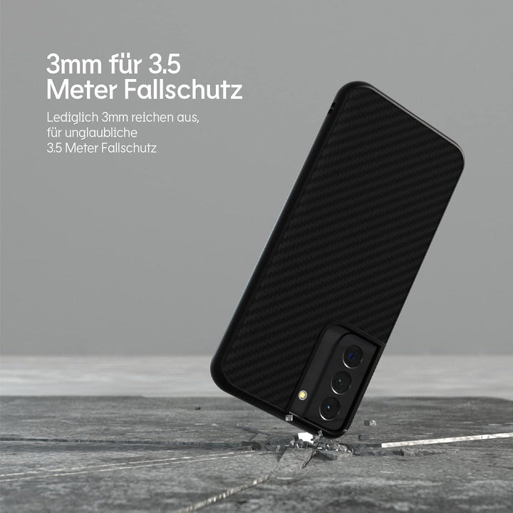 RhinoShield Case kompatibel mit [Samsung Galaxy S21] | SolidSuit - Schockabsorbierende Dünne Schutzh