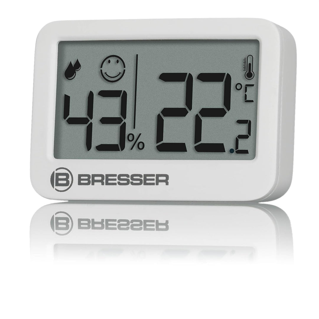 Bresser Tempy Thermo-Hygrometer, Set mit 3 Stück, für Klimakontrolle, Temperatur und Luftfeuchtigkei