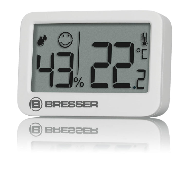 Bresser Tempy Thermo-Hygrometer, Set mit 3 Stück, für Klimakontrolle, Temperatur und Luftfeuchtigkei