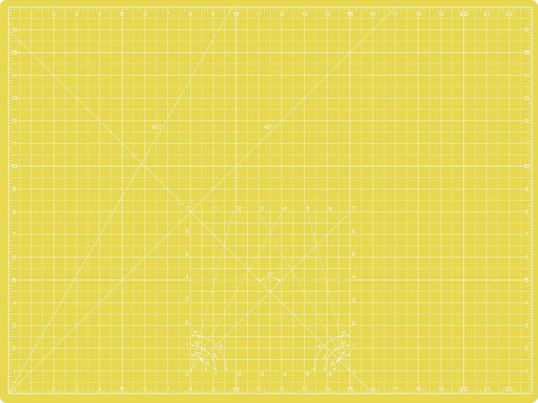 La Canilla Schneidematte A2 Selbstheilend (60x45 cm - 24x18") Cutting Mat Schneideunterlage für Bast