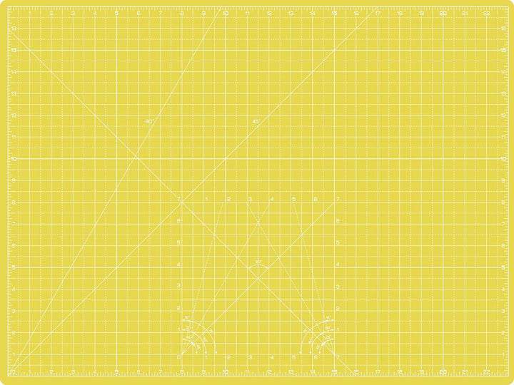 La Canilla Schneidematte A2 Selbstheilend (60x45 cm - 24x18") Cutting Mat Schneideunterlage für Bast
