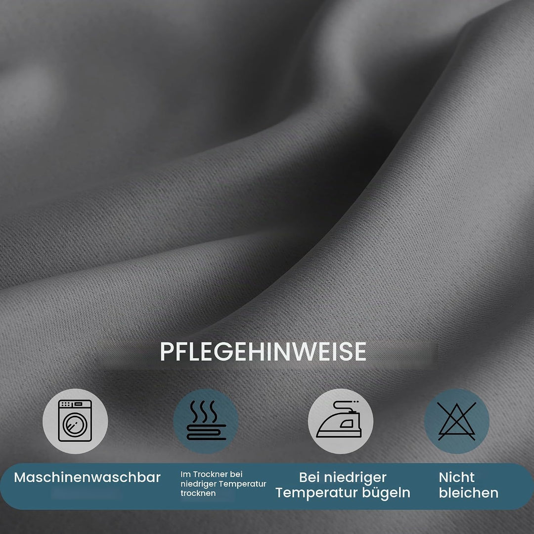 PONY DANCE Pavillon Vorhänge Schlaufenschal 2er Set Outdoorvorhänge mit Klettverschluss Outdoor Gard