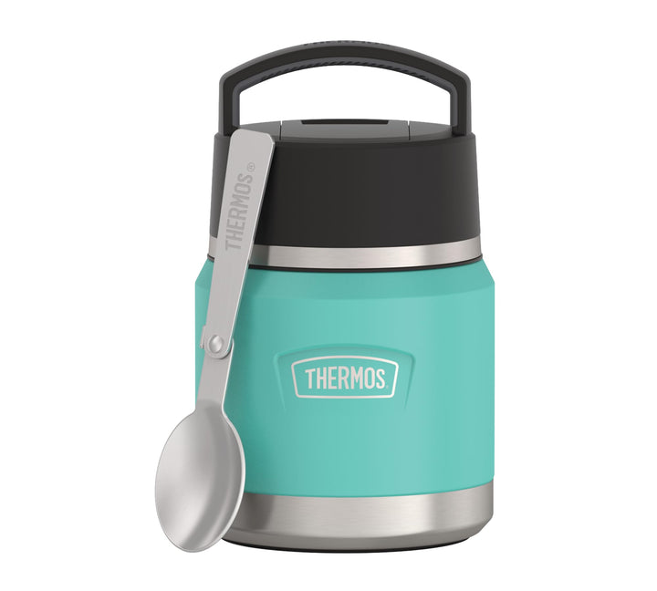 Thermos ICON Kids Thermobehälter für Essen 0,35l, türkis, seafoam, Edelstahl, absolut dicht, hält Sp