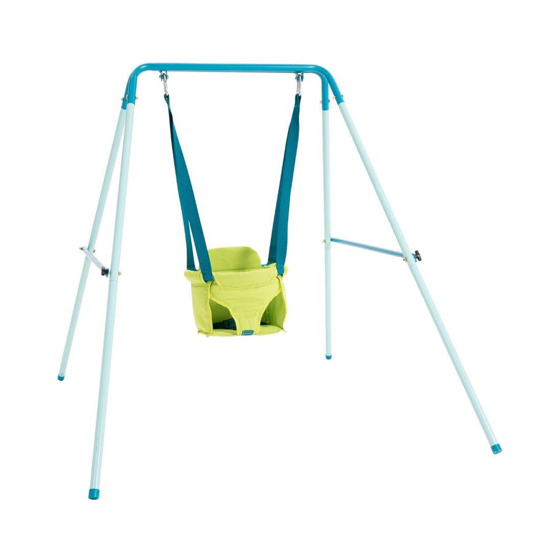 TP Toys Foldaway Baby Swing – Kompakte, pulverbeschichtete Metallschaukel für den Innen- und Aussenb