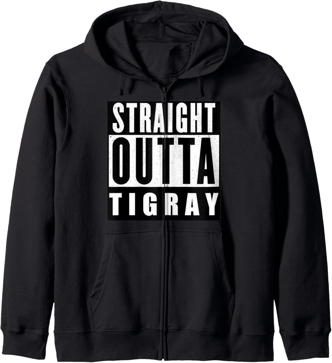 Straight Outta Tigray Shirt Geschenk Shirt für äthiopische Tigray. Kapuzenjacke