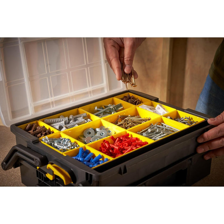 Stanley Sortmaster Organizer Multi-Level (Zwei-Ebenen-Organizer, transparenter Deckel, herausnehmbar