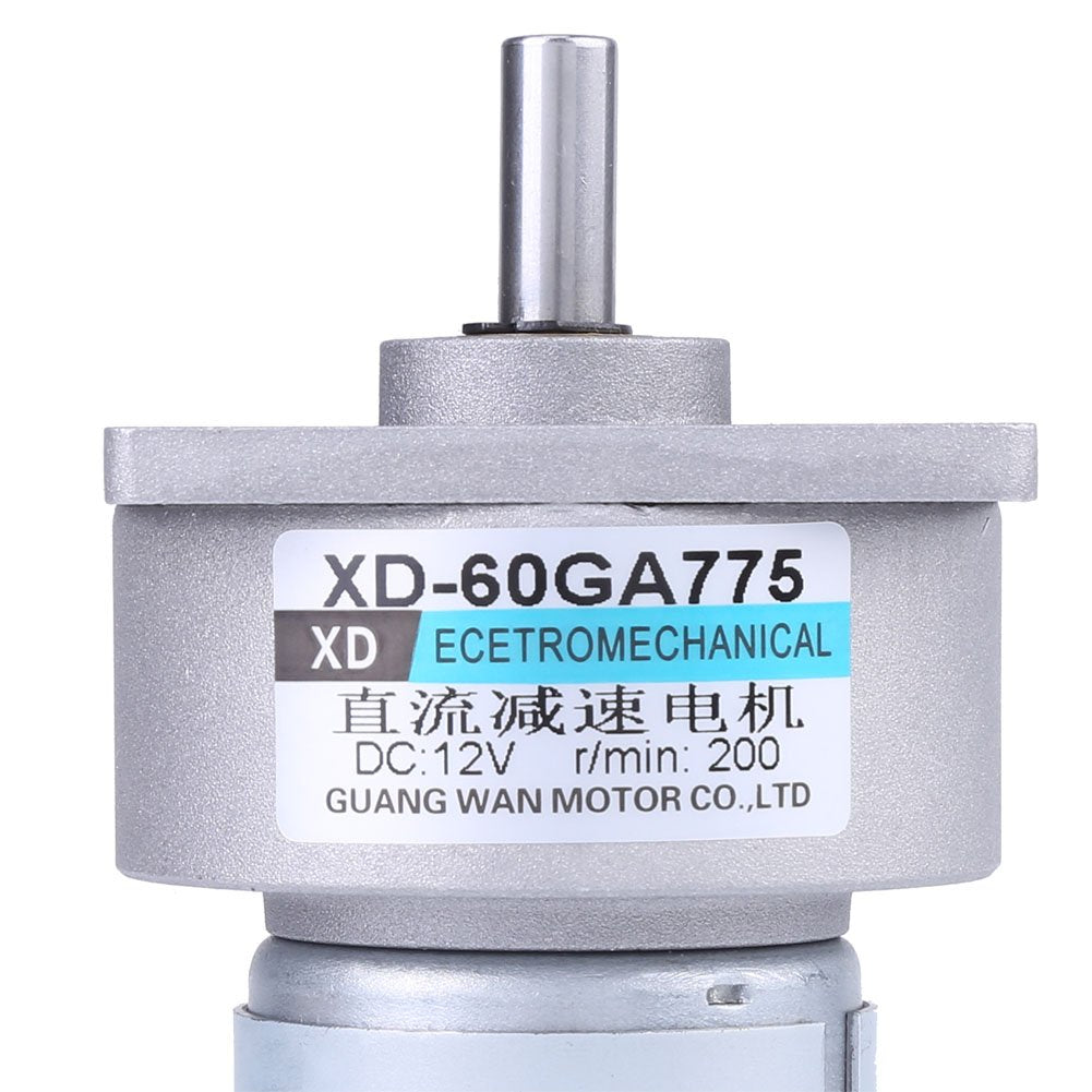 DC Getriebemotor, 12 V, 35 W, 60GA775, 200/300-U/min Getriebemotor, Mikrogetriebemotor Mikrodrehzahl