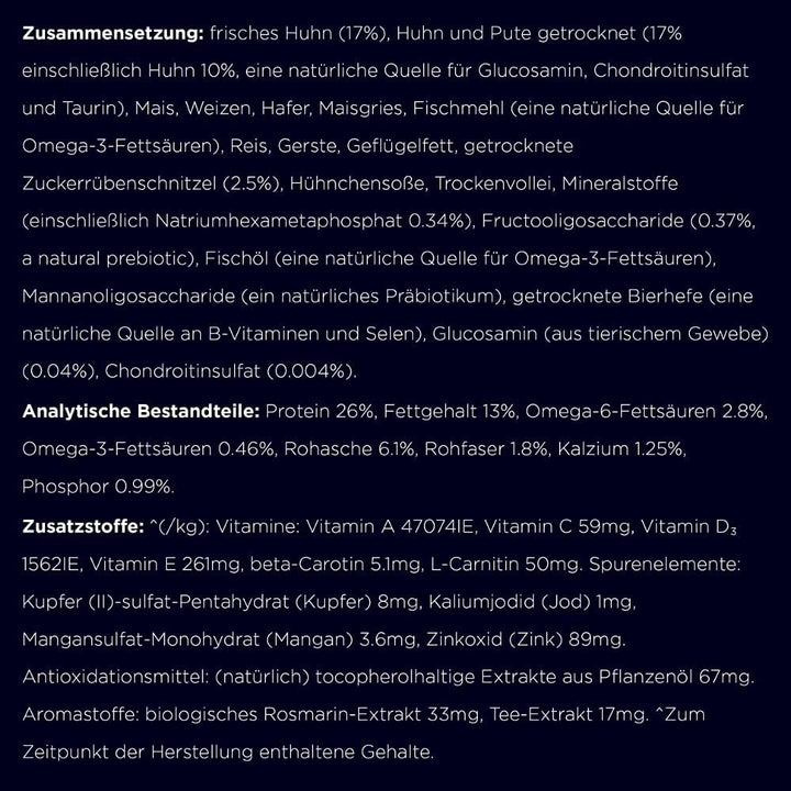Eukanuba Hundefutter mit frischem Huhn für grosse Rassen, Premium Trockenfutter für Senior Hunde, 15