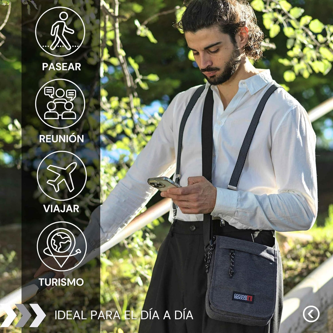 Coronel Tapiocca Herren Coronel Tapiocca Herren Urban Umh ngetasche Casual Flap Shoulder Bag Herren