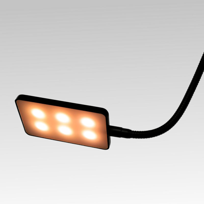 4W LED Bettleuchte Leseleuchte Flexleuchte Nachttischlampe Bettlampe Leselampe schwarz, Auswahl:1er