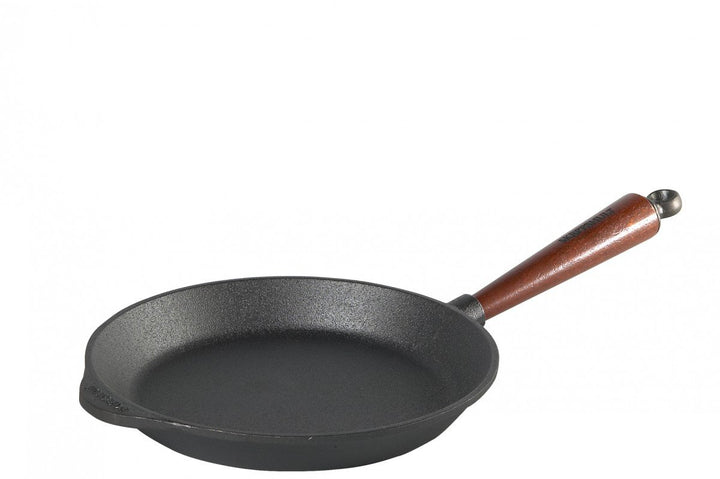 SKEPPSHULT Bratpfanne 24 cm Gusseisen mit Holzgriff - 0240T