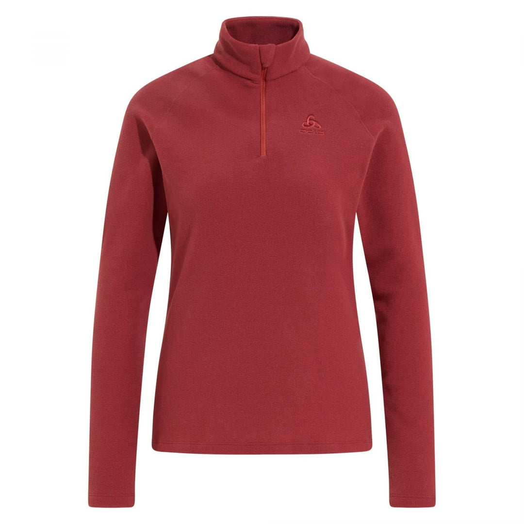 Odlo Damen Berra Half Zip Longsleeve M Spiced Apple, M Spiced Apple