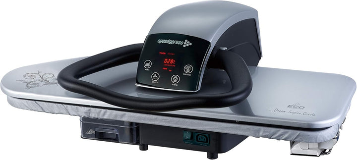 Speedypress Dampfbügelpresse 81HD, silber/schwarz, robust, professionell, 81 cm, mit Ständer