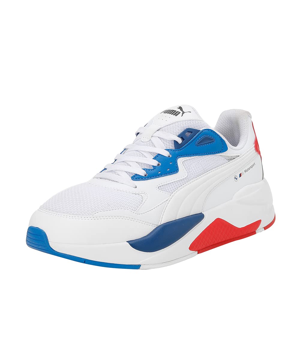 PUMA Herren BMW MMS X-ray Speed Sneaker 40.5 EU Puma White Pro Blue Pop Red, 40.5 EU Puma White Pro