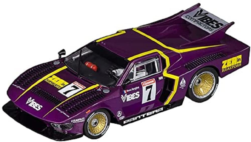 Carrera DIGITAL 132 De Tomaso Pantera "No.7" Auto für Autorennbahn Set für Erwachsene & Kinder ab 8