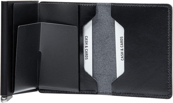Secrid SLIMWALLET Premium Dusk Black Schwarz Einheitsgrösse, Schwarz Einheitsgrösse