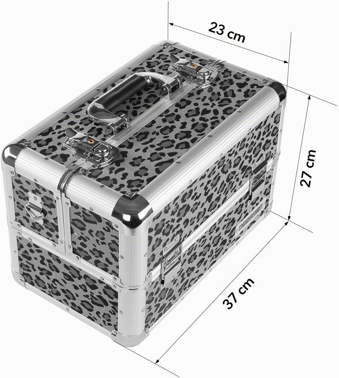 anndora Beauty Case Kosmetikkoffer - Stilvoller Schmuckkoffer, Schminkkoffer mit robustem Aluminiumr