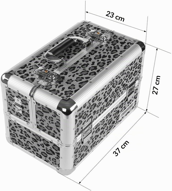 anndora Beauty Case Kosmetikkoffer - Stilvoller Schmuckkoffer, Schminkkoffer mit robustem Aluminiumr
