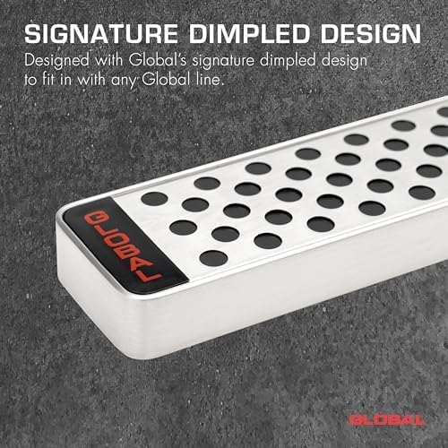 Global G4250 Magnetische Messerleiste, Edelstahl, 50 cm (G-42/50)