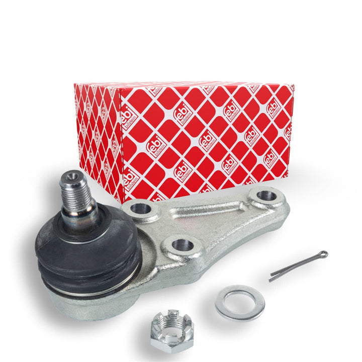 febi bilstein 41251 Traggelenk mit Kronenmutter und Splint , 1 Stück