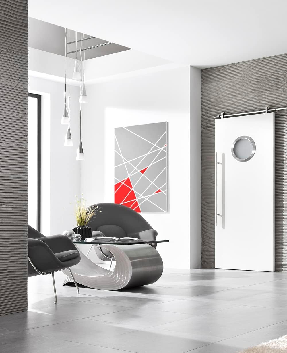 MLS Bullauge B6000, Bullauge für Türen, aus Robustem Aluminium, VSG-Sicherheitsglas, Passend für 40