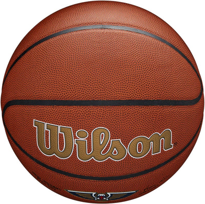 Wilson Unisex-Adult NBA Team Composite Basketball 7 New Orleans Pelicans, 7 New Orleans Pelicans