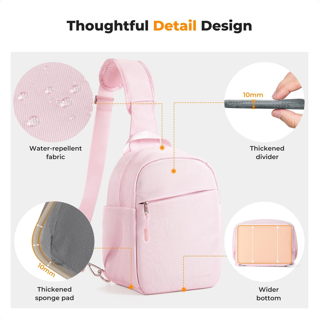 K&amp;F CONCEPT Kameratasche, Kamera Sling Tasche Schultertasche Fotorucksack Klein, Wasserdichter Kamer