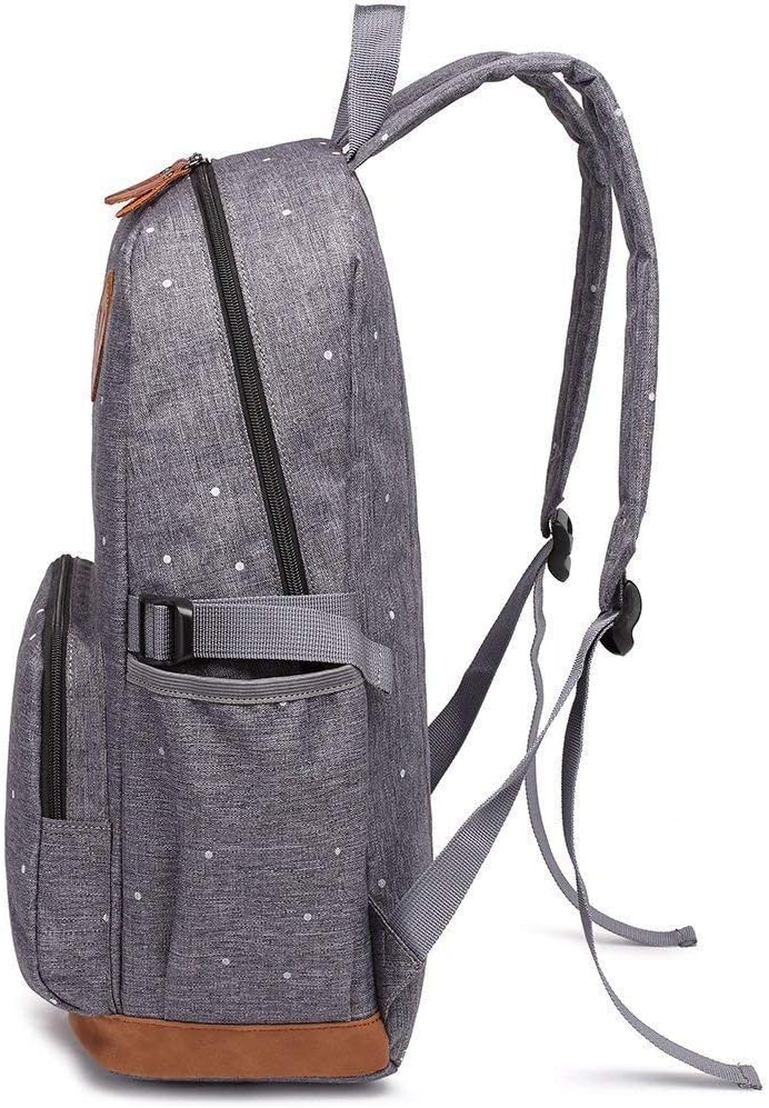 KAUKKO Schöner und durchdachter Rucksack mit 15 Zoll Laptopfach für Schule, Universität, 22 Liter （g