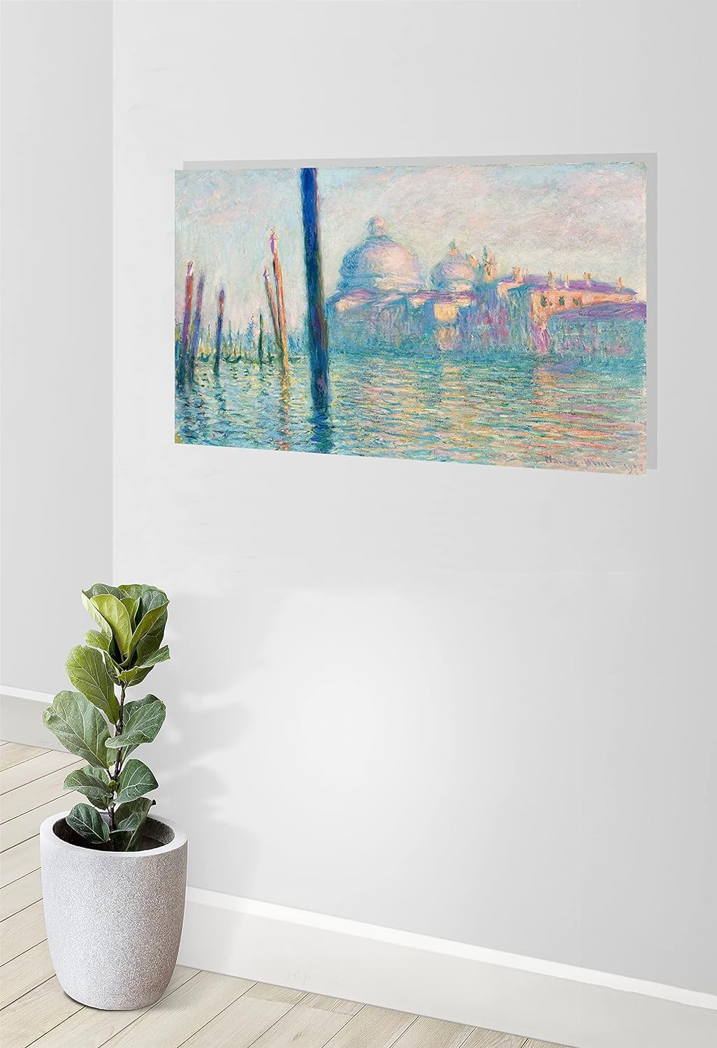 Le Grand Canal von Claude Monet Leinwandbilder, gerahmt, 86 x 61 cm