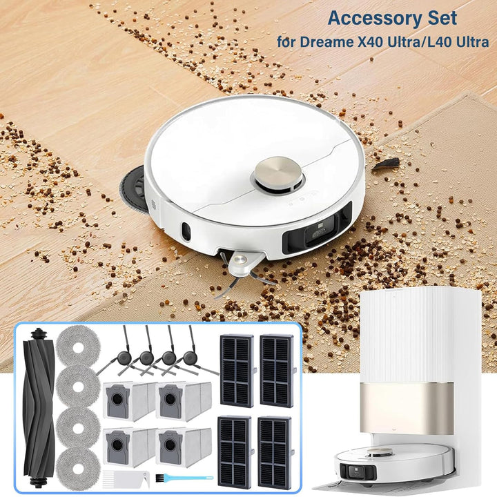 Zubehörset für Dreame X40 Ultra Complete/ X40 Ultra/ L40 Ultra/ X40 Master/Mova P50 Pro Ultra, 1*Rol