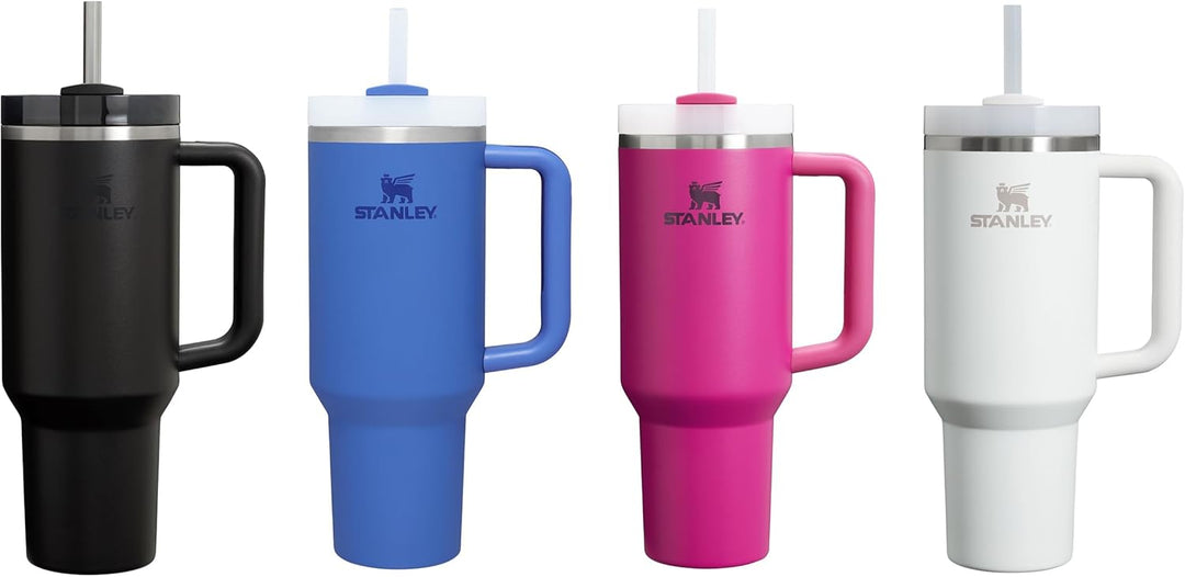 STANLEY 1913 Quencher H2.0 Flowstate Trinkflasche Mit Strohhalm 1.2L - Thermobecher Kühlt 11 Stunden