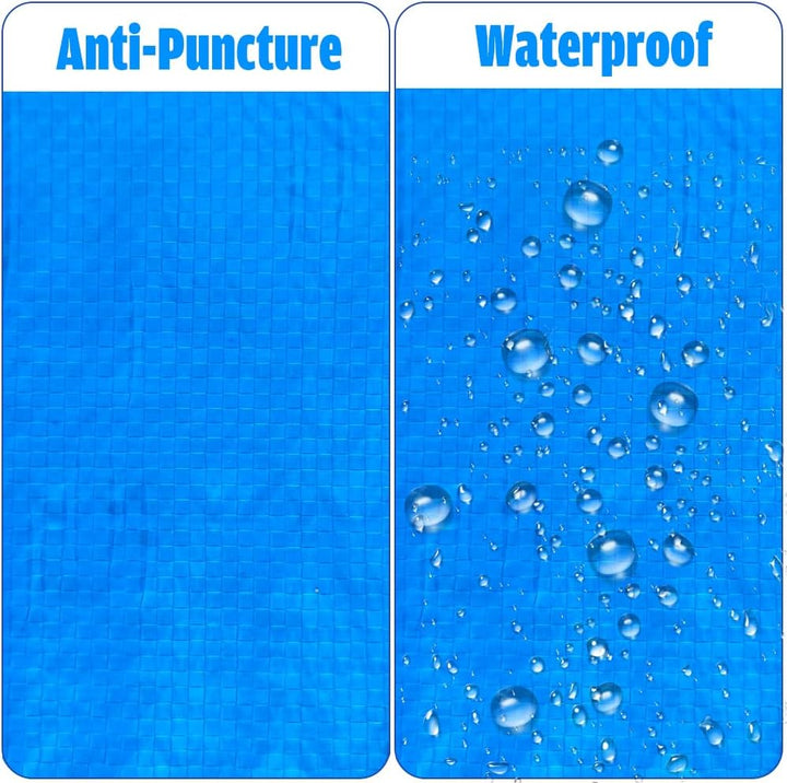 Junhui Poolunterlage Rechteckig Pool, Pool Grundtuch, Pool Schwimmbecken Matte Bodenmatte, Wasserdic