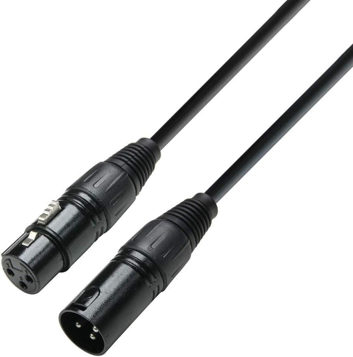 Adam Hall Cables 3 STAR MMF 1000 Mikrofonkabel XLR Female auf XLR Male | 10 m & Cables 3 STAR DMF 06