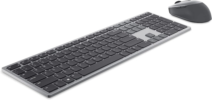 Dell KM7321W, Wireless, Multimedia, Tastatur und Maus Set, US International (QWERTY), schwarz Dell W