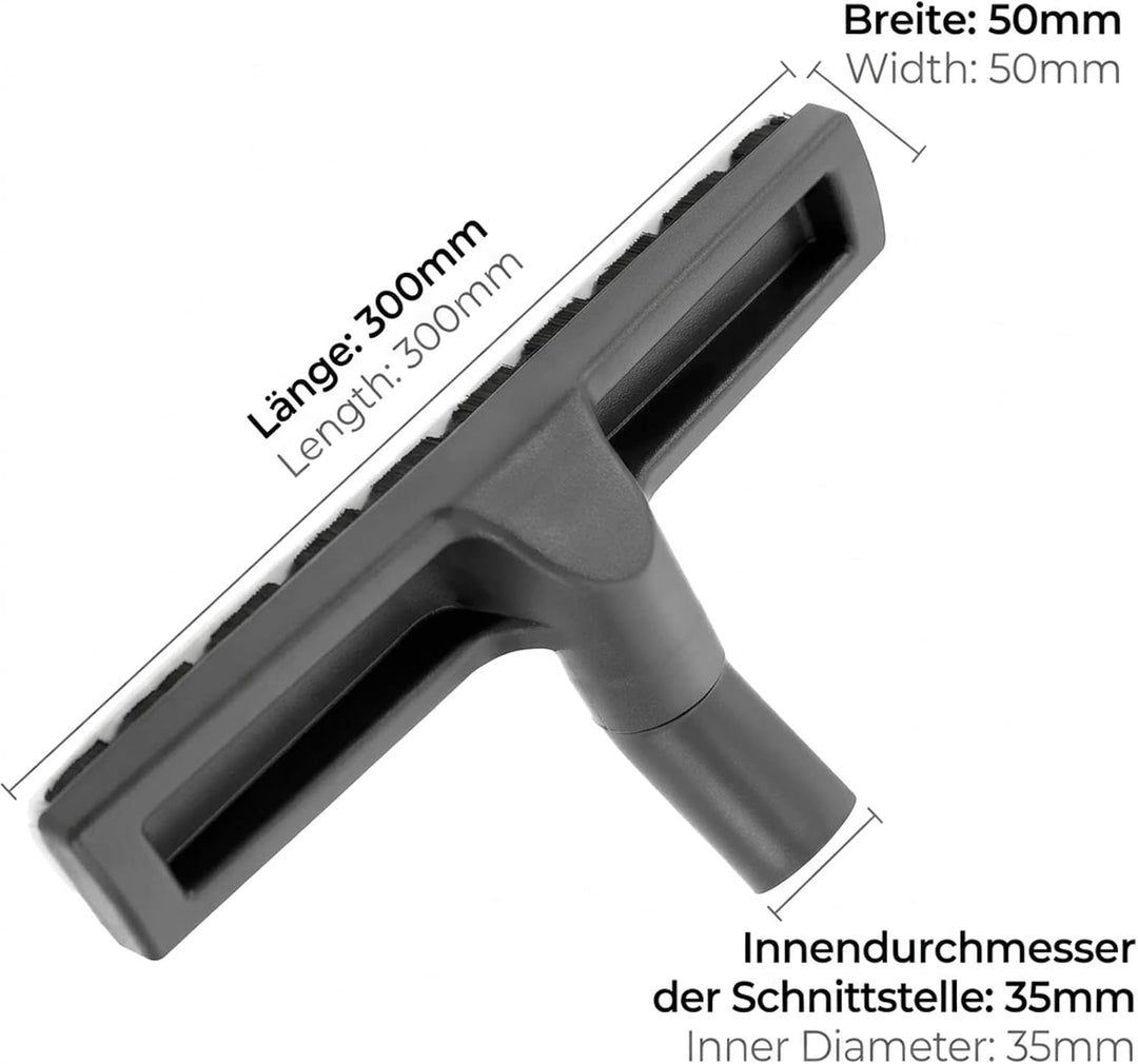 35mm Staubsauger Bürste Universal Bodendüse,Kompatibel Mit Kärcher/Bosch/Siemens/Samsung/Metabo/Medi