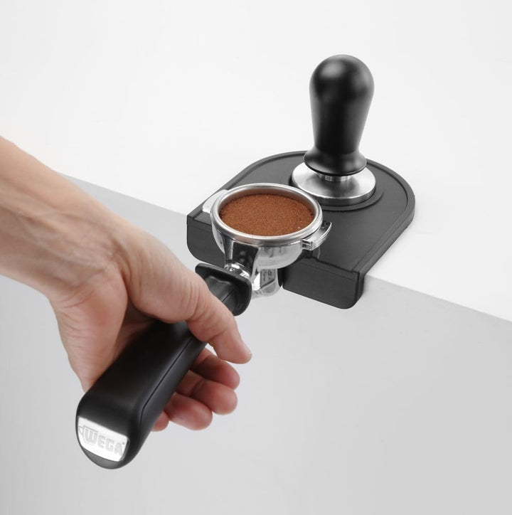 HENDI Tamperablage, Tampermatte, Tamping Matte, Kaffee Stampfmatte, mit Aussparung als Auflage für S