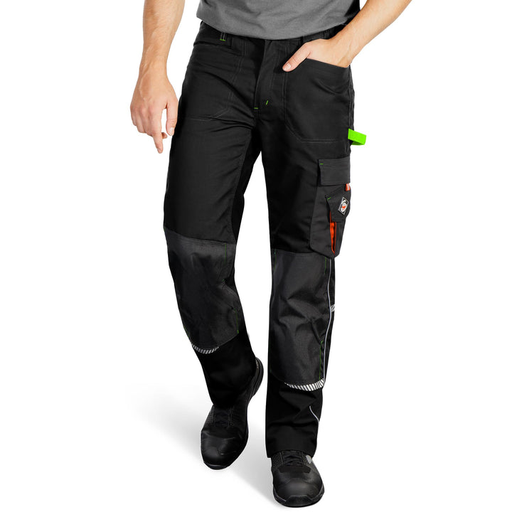 Prisma Arbeitshosen Männer Cargohose Herren mit Elastischem Bund, Hammerschlaufe, Zwei Vordertaschen
