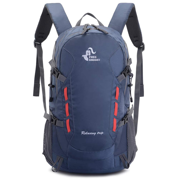 40L Leichter Tagesrucksack Radfahren Wandern Wasserdichter Reiserucksack (Marineblau), Marineblau