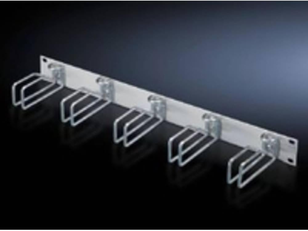 Rittal Stahl Kabel-Panel 1U, Grau