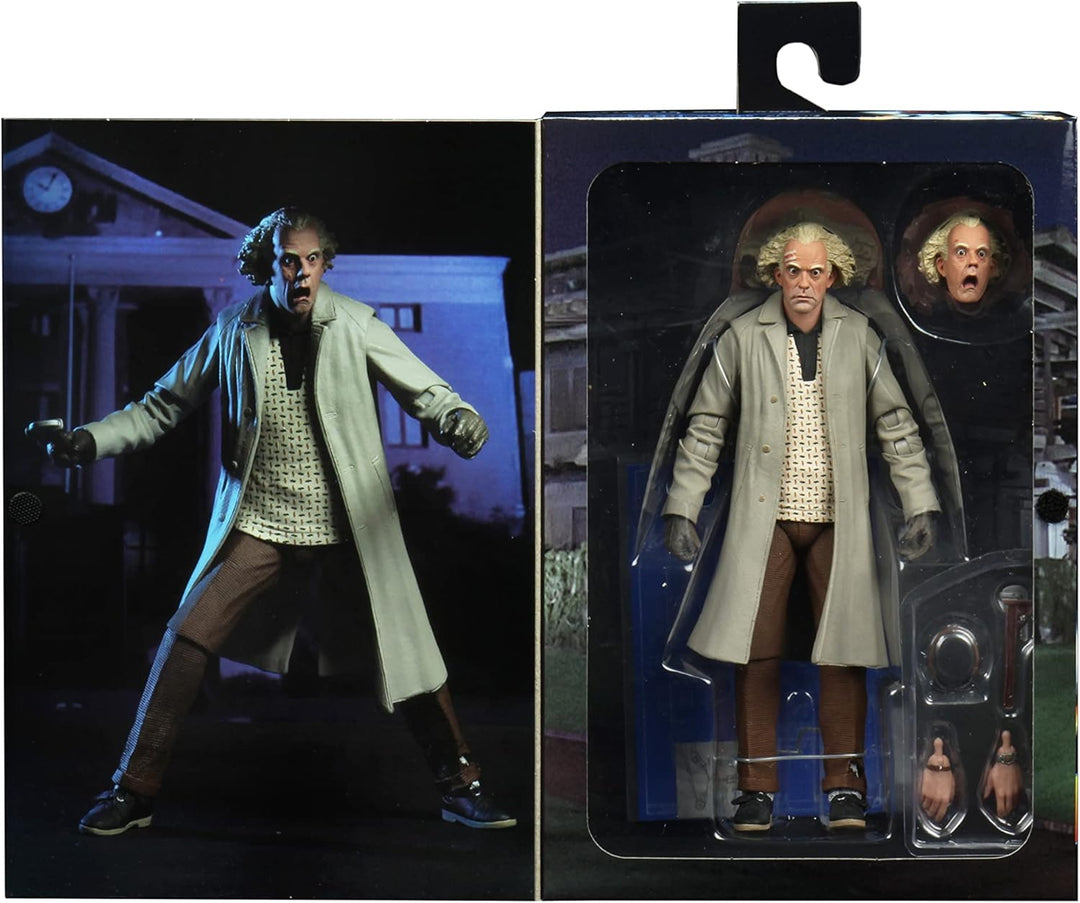 NECA - Figurine Retour vers le Futur - Ultimate Doc Brown 18cm - 0634482536148