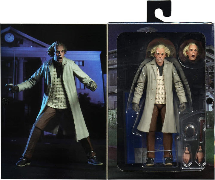 NECA - Figurine Retour vers le Futur - Ultimate Doc Brown 18cm - 0634482536148