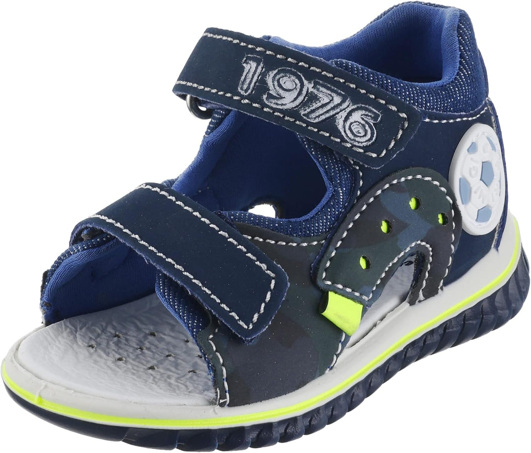 PRIMIGI Baby-Jungen Sixus Sandale 19 EU Avio Denim, 19 EU Avio Denim