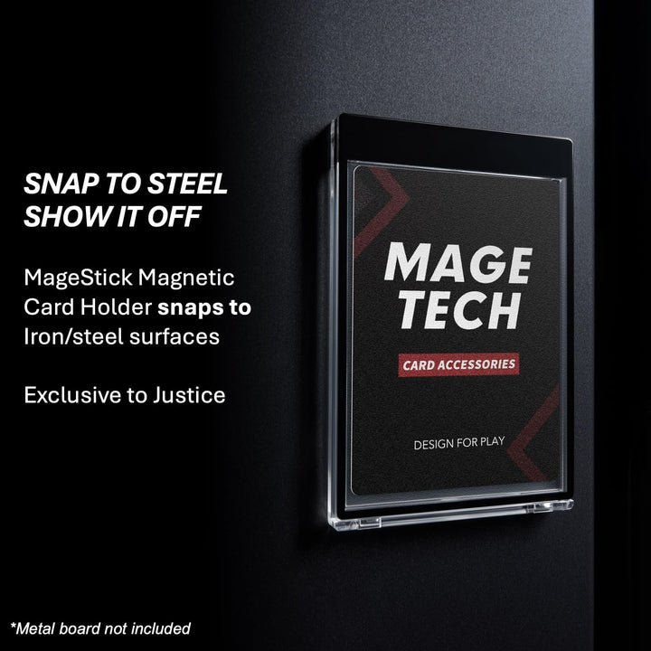 Card Deck Box für MTG Commander – Patentiertes Design, Commander Display, passend für 100 Doppelarmk
