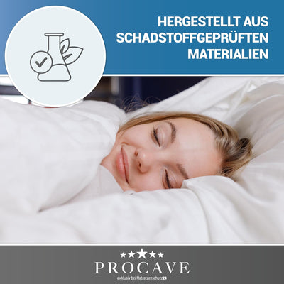 PROCAVE | Hochwertiger Filzschoner für Lattenrost | Schützende Matratzenunterlage 200x200 cm | atmun