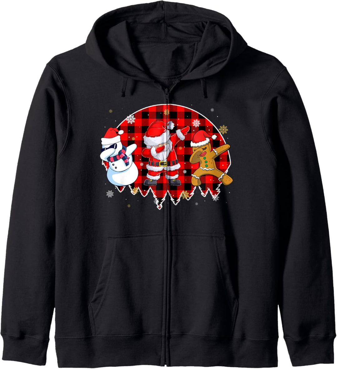 Dabbing Weihnachtsmann Santa Weihnachten Christmas Xmas Kapuzenjacke