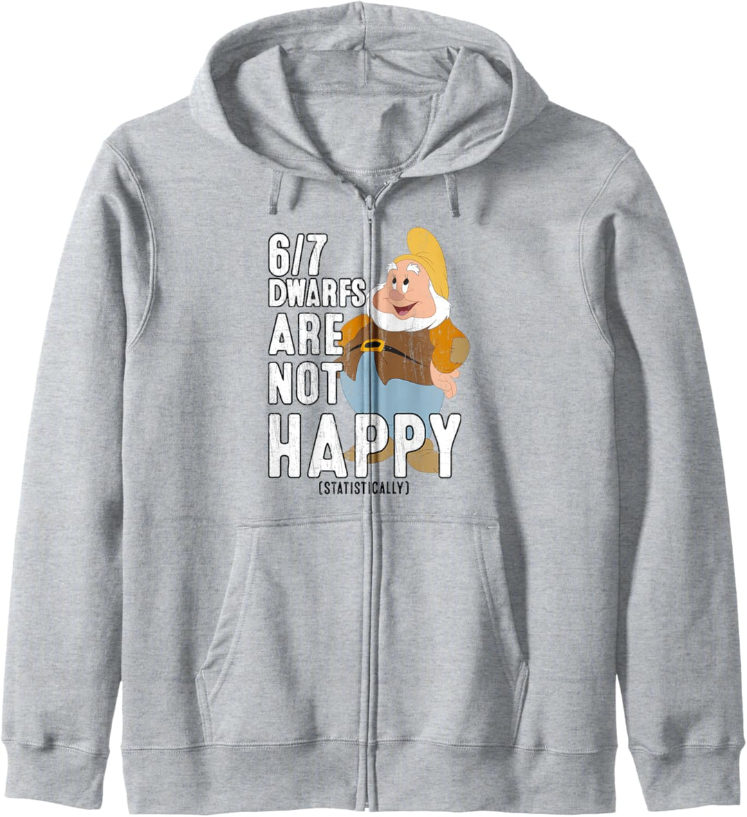 Disney Snow White Not Happy Dwarfs Kapuzenjacke