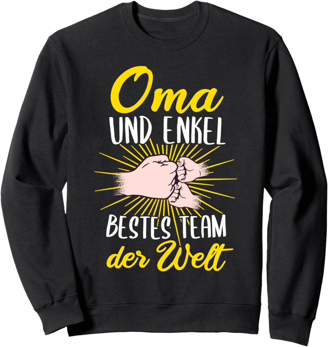 Oma und Enkel Bestes Team der Welt zweifache Oma Sweatshirt